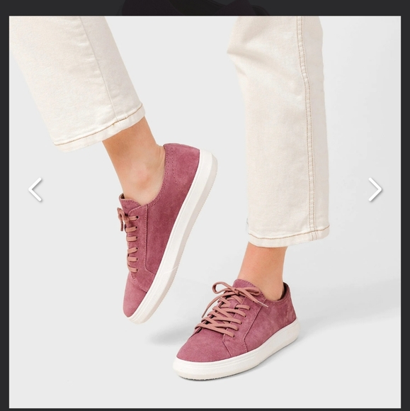 PATINA LOW TOP ROSE Colored LEATHER STREET SNEAKER - Picture 4 of 6